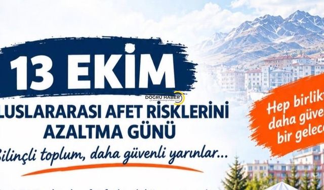 Bitlis’te Afet Risklerine Dikkat Çekilecek: Bilgilendirme Standı Kuruluyor