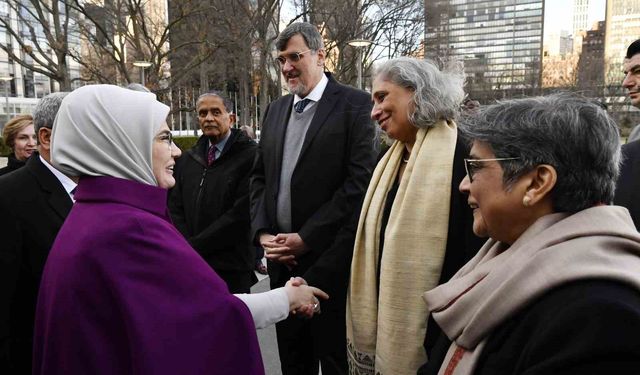 Emine Erdoğan’dan BM’deki "Sıfır Atık Enstalasyon Sergisi" ziyaretine ilişkin paylaşım