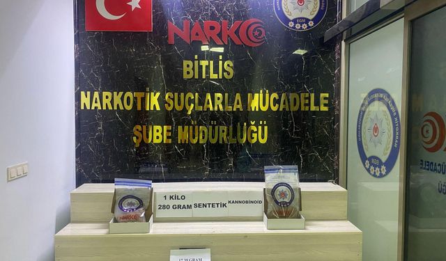Bitlis’te uyuşturucu satıcılarına operasyon