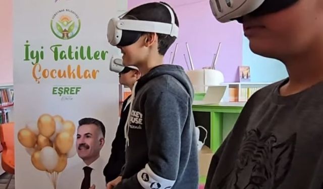 Güroymak’ta Öğrencilere Karne Hediyesi: Sanal Gerçeklik Deneyimi