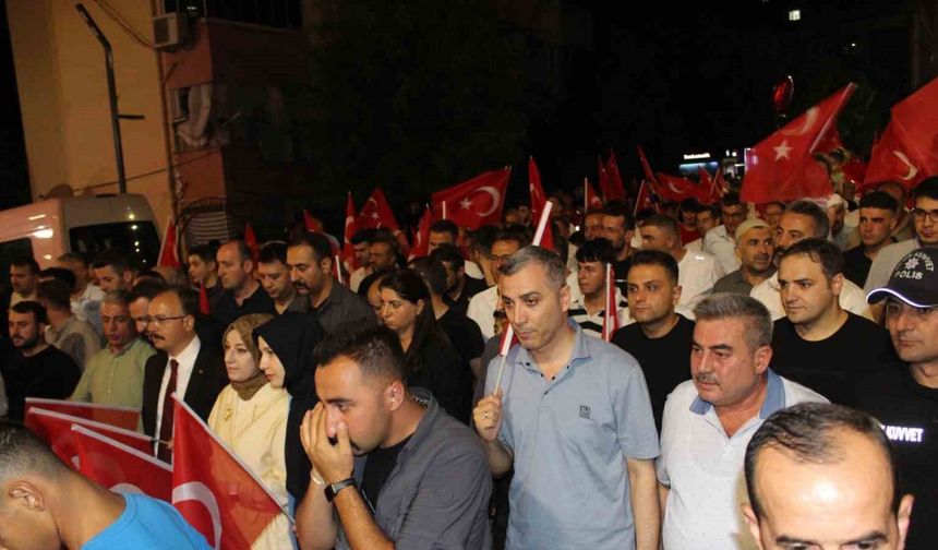 Siirt’te 15 Temmuz kortej yürüyüşü ve anma programı düzenlendi