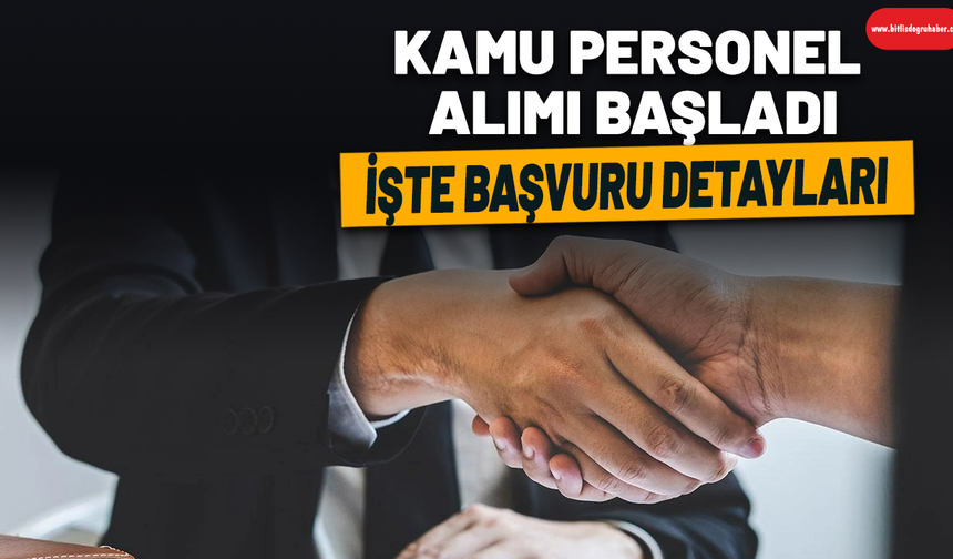 Kamuya 2673 memur alımı yapılacak