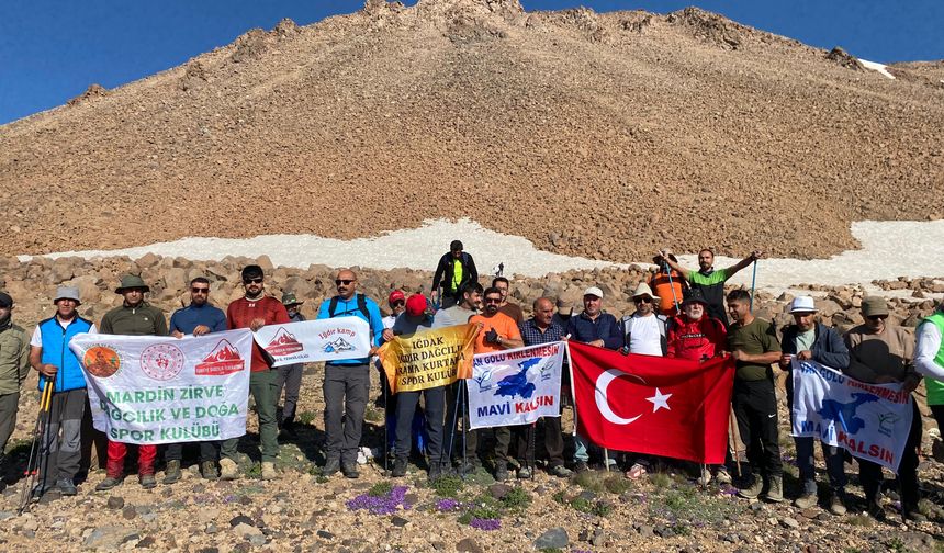 Süphan’ın Zirvesinden Van Gölü’ne “Mavi Kalsın” Çağrısı