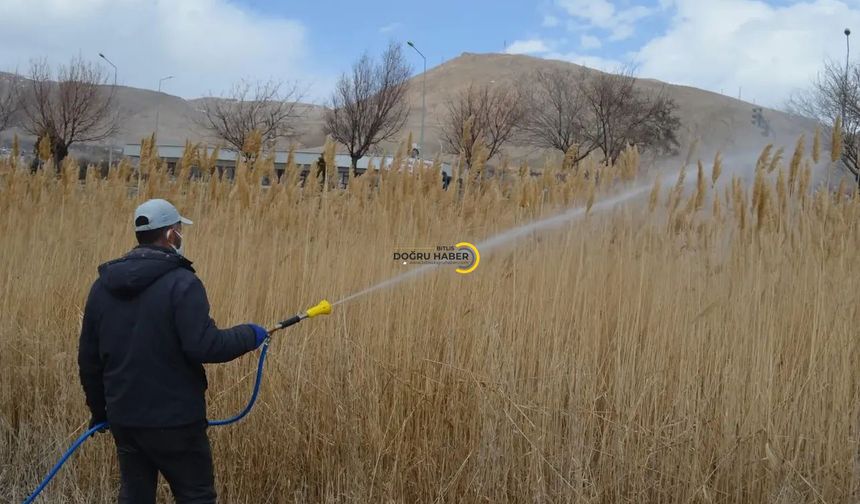 Adilcevaz’da Larva Mücadelesi Başladı