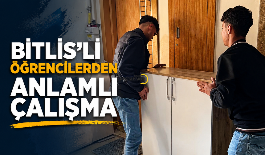 Bitlis’li Öğrencilerden Anlamlı Çalışma