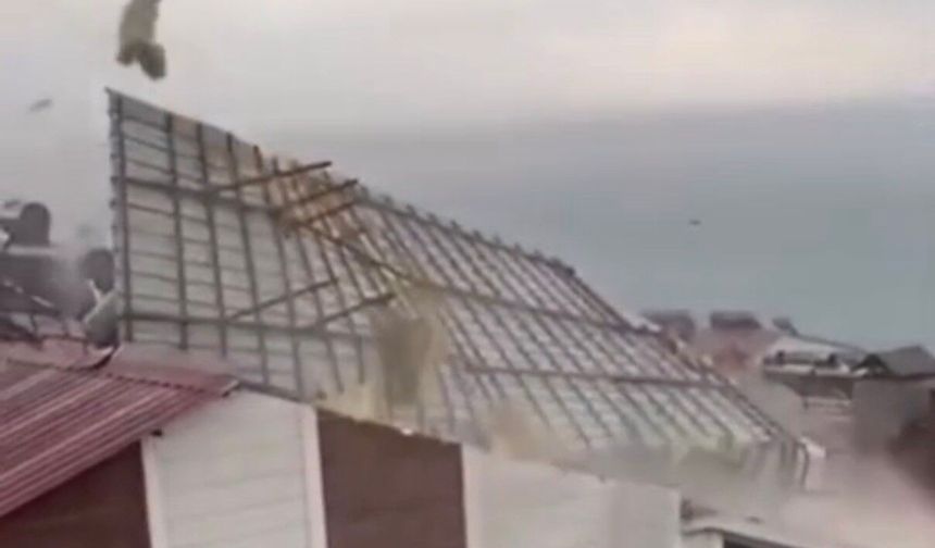 Bitlis'te dolu ve fırtına hayatı olumsuz etkiledi
