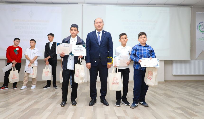 Bitlis'te Kur’an-ı Kerim’i Güzel Okuma Yarışması Bölge Finali Gerçekleştirildi