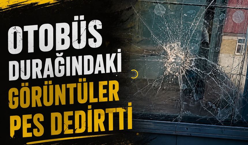 Bitlis’te Otobüs Durağındaki Görüntüler Pes Dedirtti