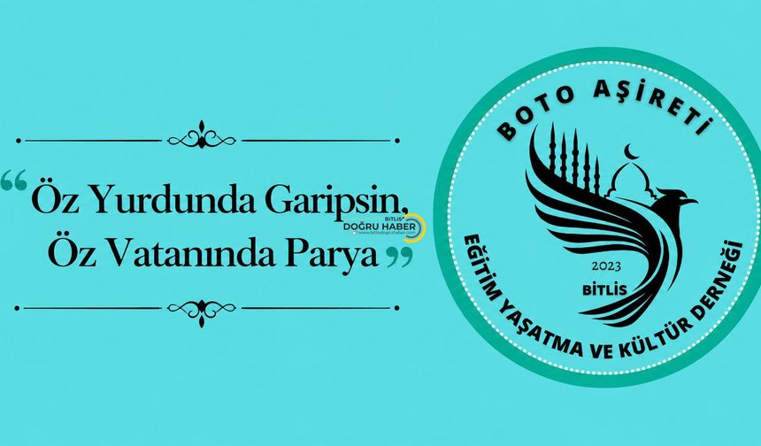 "Öz yurdunda garipsin, öz vatanında parya..."
