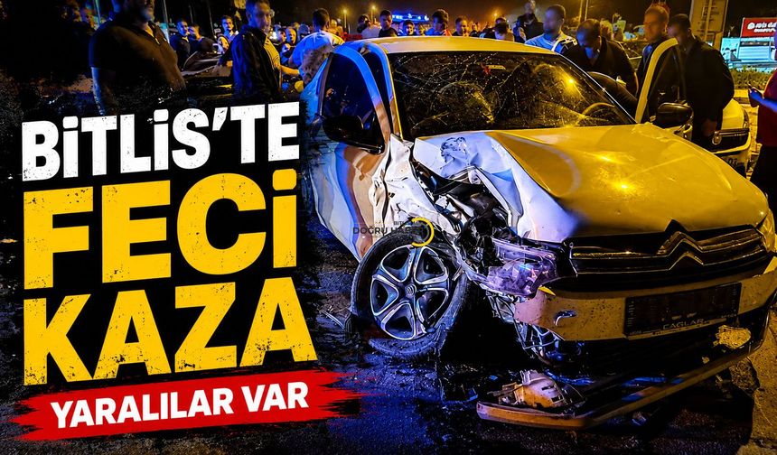 Bitlis’te Feci Kaza! Olay Yerine Koşanlar Gördükleri Karşısında Şoke Oldu