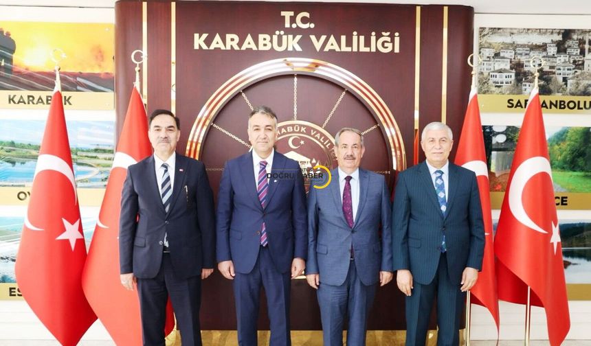 Karabük Valisi Oktay Çağatay’a Hayırlı Olsun Ziyareti