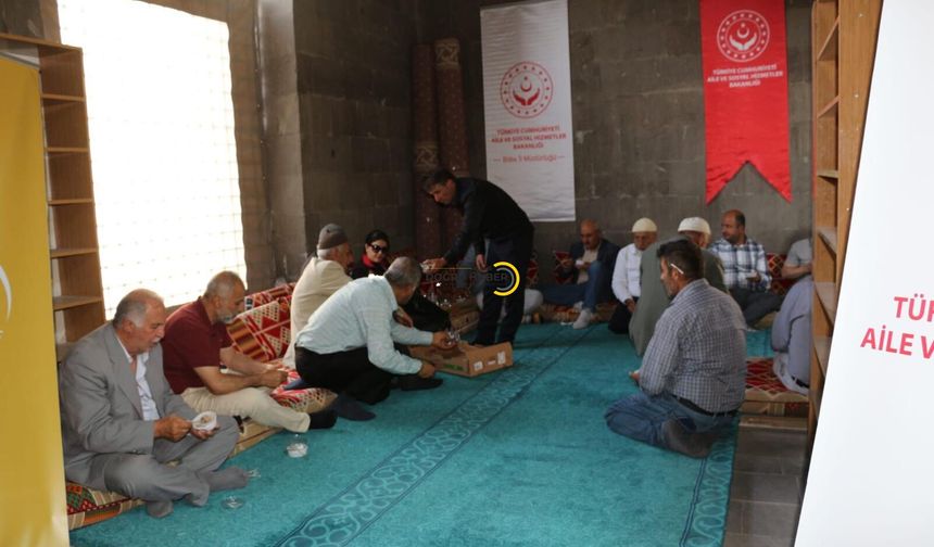Bitlis'te VEFAHANE Projesi kapsamında yaşlılara anlamlı destek