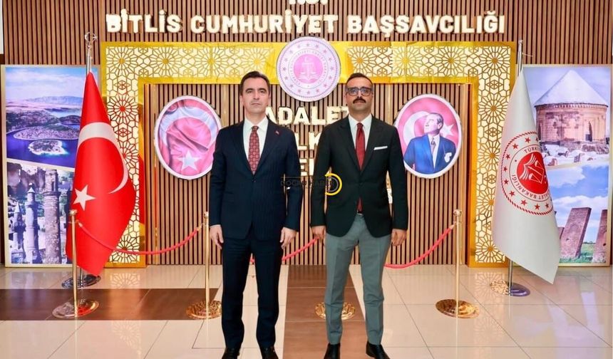 Vali Ahmet Karakaya'dan Yeni Göreve Başlayan Yargı Mensuplarına Hayırlı Olsun Ziyareti