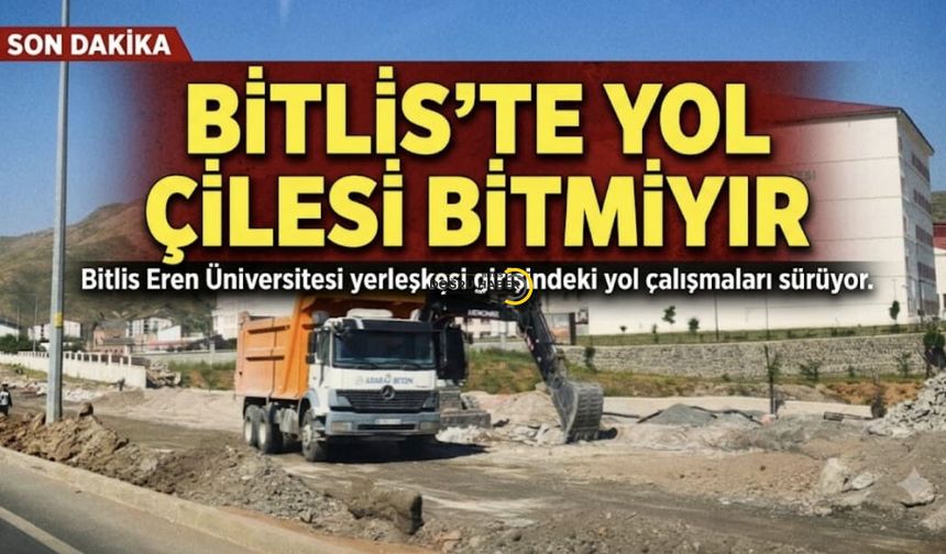 Bitlis'te Yol Çilesi Bitmiyor: Vatandaşlar Kalıcı Çözüm Bekliyor
