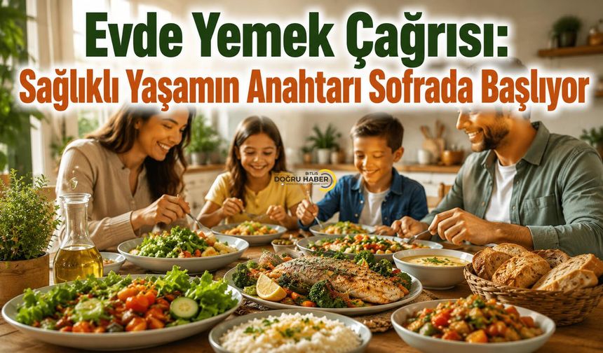 Evde Yemek Çağrısı: Sağlıklı Yaşamın Anahtarı Sofrada Başlıyor