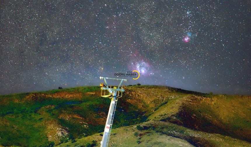 Bitlis semalarında binlerce ışık yılı uzaklıktaki iki dev görüntülendi