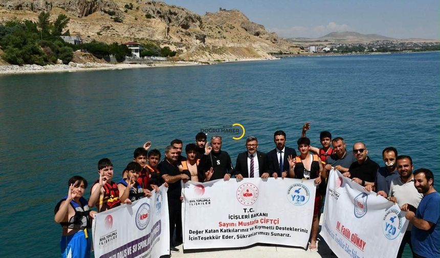 Adilcevaz'da Su Altı Dalış ve Su Sporları Eğitimleri Başladı