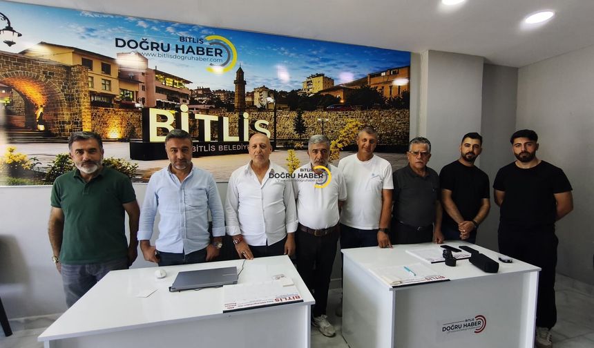 TEKSAM Başkanı Talip Aksoy'dan Bitlis Doğru Haber’e Ziyaret