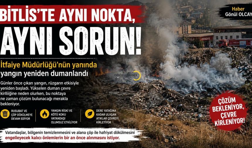 Bitlis'te Aynı Nokta, Aynı Sorun!