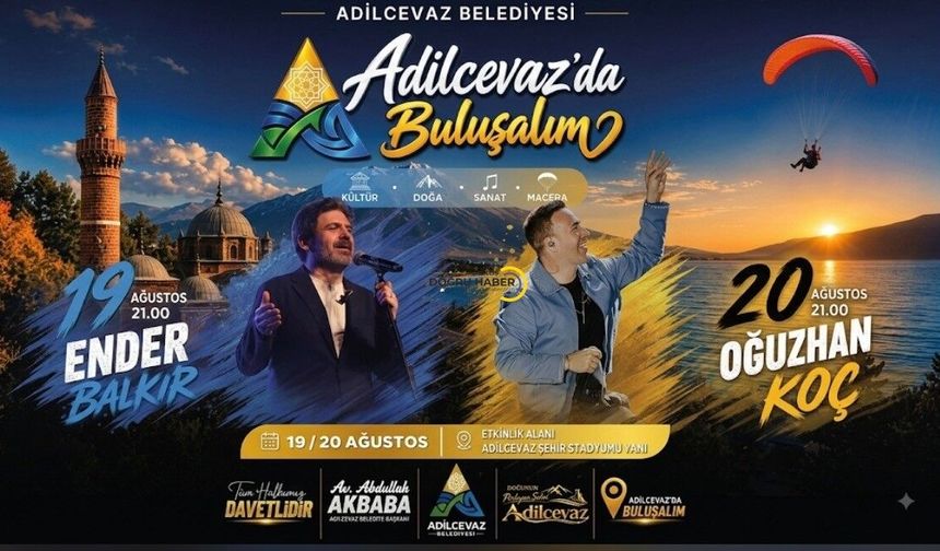 Adilcevaz’da Müzik ve Eğlence Dolu İki Gece