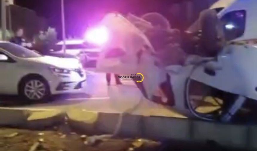 Bitlis’te Üniversite Kavşağında Zincirleme Kaza: Yaralılar Var