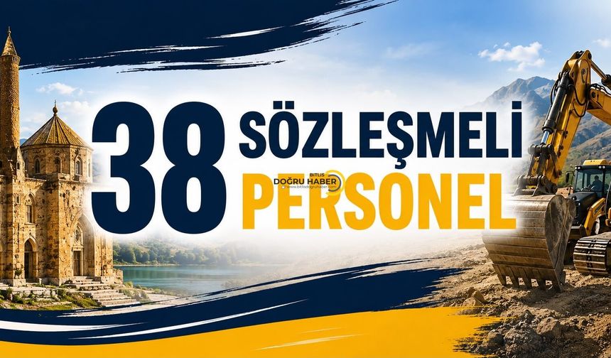 Bitlis İl Özel İdaresi 38 Personel Alacak