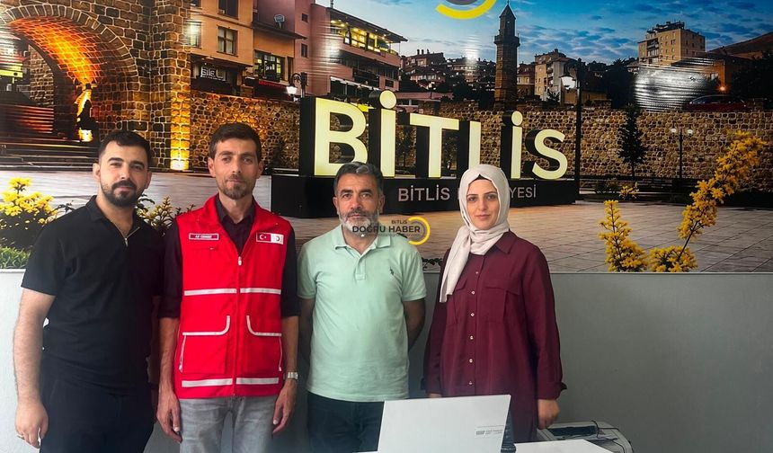 Bitlis Kızılay Başkanı’ndan Bitlis Doğru Haber’e Ziyaret