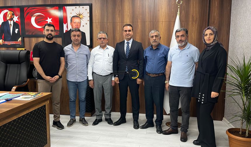 Bitlis Basınından Milli Eğitim Müdürü Özyolcu’ya Hayırlı Olsun Ziyareti