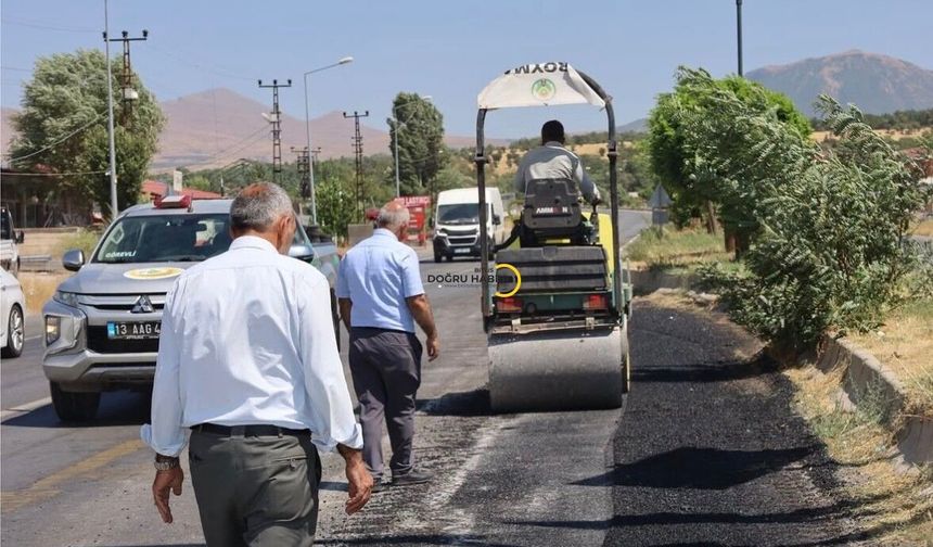 Güroymak’ta Yollar Yenileniyor, Ulaşım Daha Konforlu Hale Geliyor