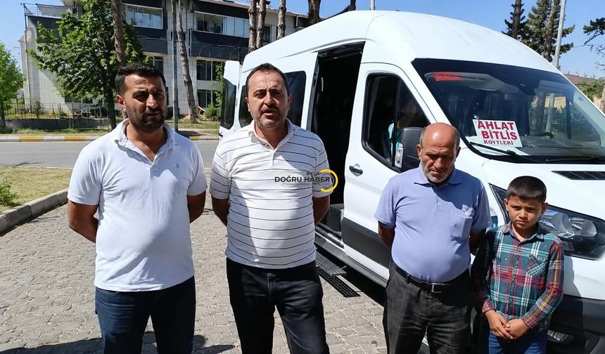 Ahlatlı Şoförlerden Tepki: “Halk Perişan”