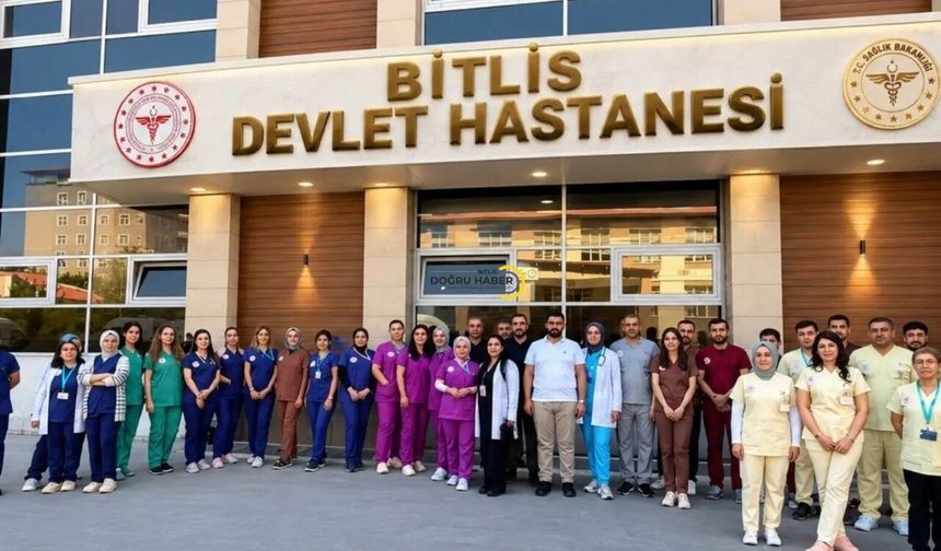 Bitlis Devlet Hastanesi’nde Dikkat Çeken Değişiklik