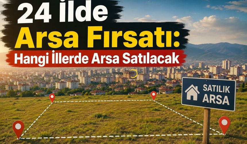24 İlde Arsa Fırsatı: Hangi İllerde Arsa Satılacak