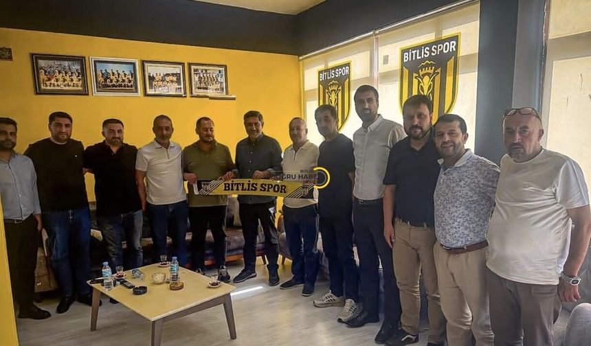 Muaz Ergezen’den Bitlis Spor’a Anlamlı Ziyaret