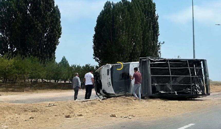 Bitlis’te Transit Takla Attı: 1 Yaralı
