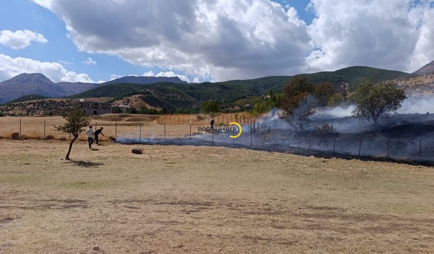 Hizan’da Gayda Köyü’nde Yangın Çıktı