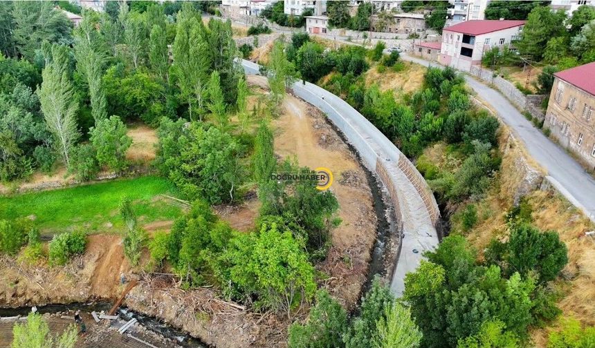 Bitlis’te Kömüs Mahallesi Taşkın Riskine Karşı Güçlendiriliyor