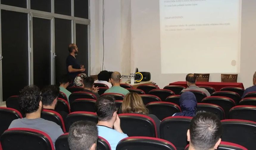 Bitlis Devlet Hastanesi’nde Personele Mavi Kod Eğitimi