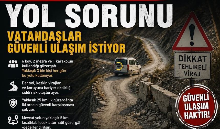 Bitlis’te Köylülerden Yol Çağrısı!