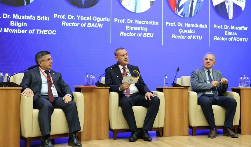 Rektör Elmastaş Uluslararası Kalite Konferansı’nda Konuştu
