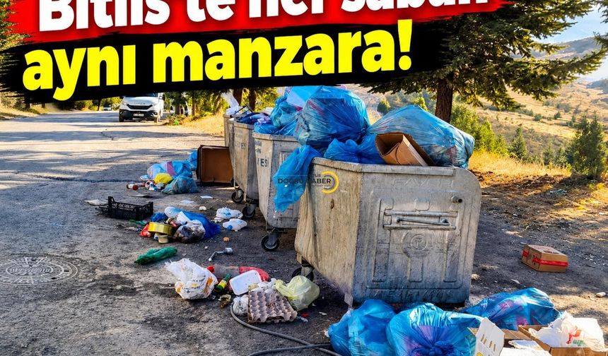 Bitlis’te Her Sabah Aynı Manzara!