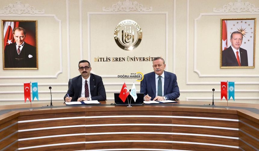 Bitlis Eren Üniversitesi ile Cumhuriyet Başsavcılığı Arasında İş Birliği Protokolü