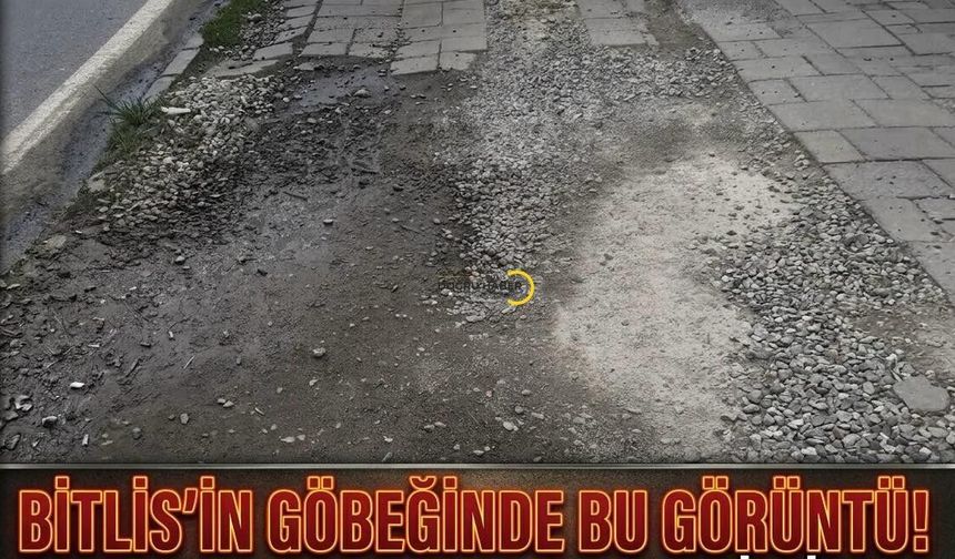 Bitlis’in Göbeğinde Bu Görüntü!