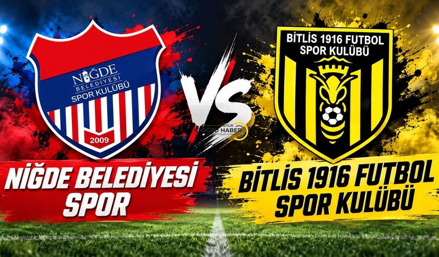 Niğde Belediyesi Spor, Bitlis 1916 Spor karsilasmasinin hakemleri açıklandı