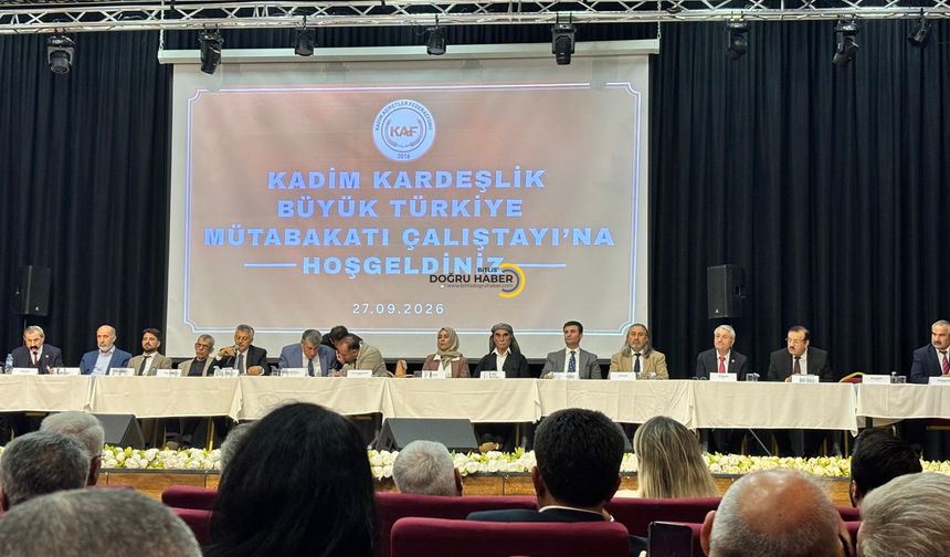 Terörsüz Türkiye Çalıştayı’na Bitlis’ten Katılım