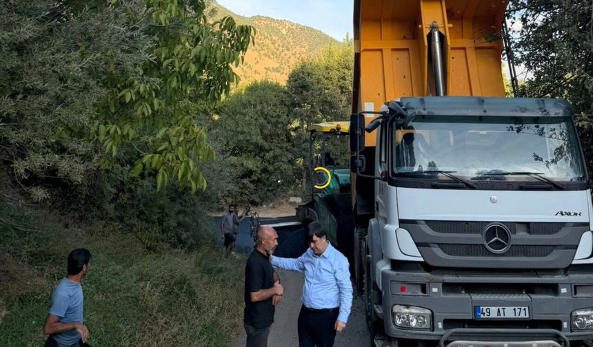 Bitlis’te BSK Yol Çalışmaları Hız Kesmeden Sürüyor