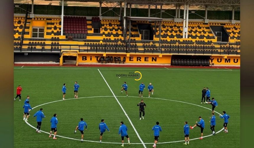 Bitlis Spor 1916, Adana Adaletgücü Maçına Hazırlanıyor