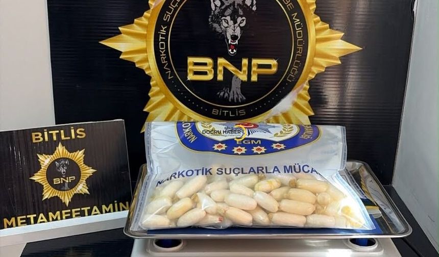 Mide ve bağırsaklarından 608 gram Metamfetamin çıktı