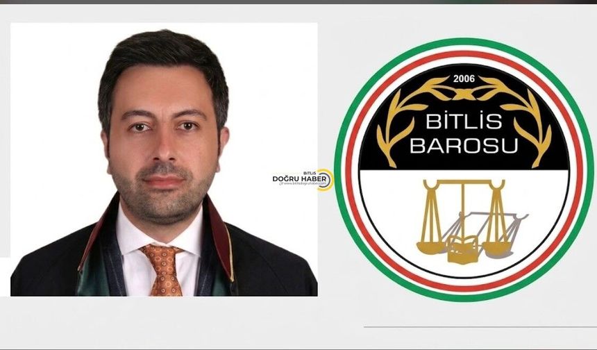 Bitlis Barosu’nda Yeni Başkan M. Emin Acar Oldu