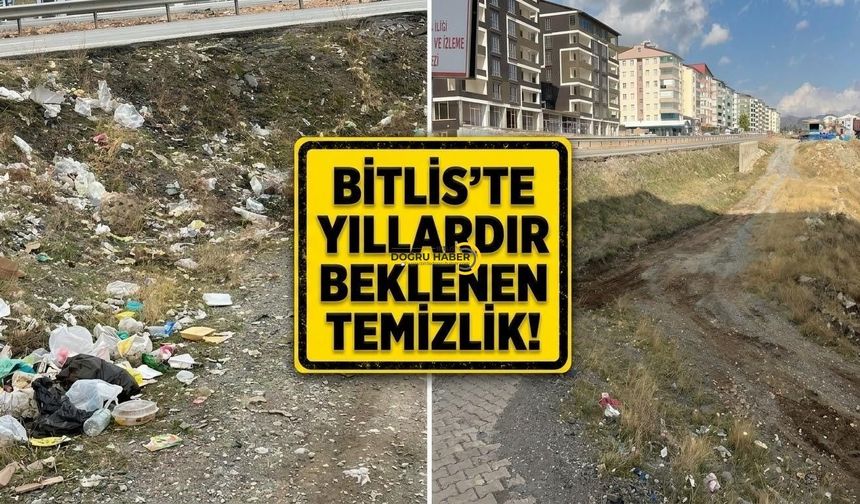 Bitlis’te Yıllardır Bekleyen Temizlik!