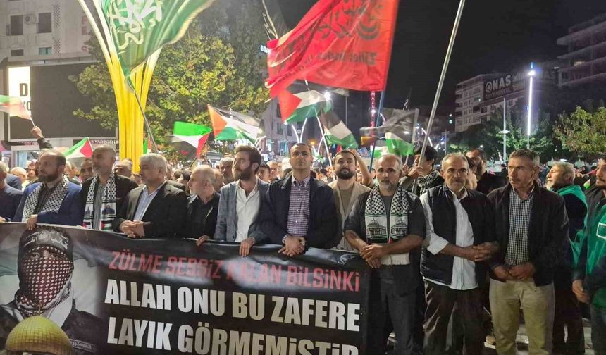 Batman’da Filistin İçin Yürüyüş Düzenlendi